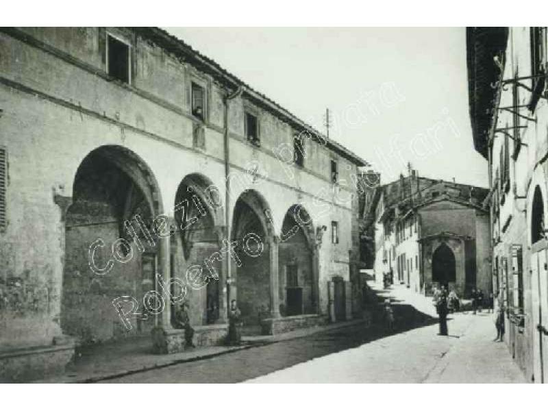 Lastra a Signa. Via Roma. Loggia Sant'Antonio 1930