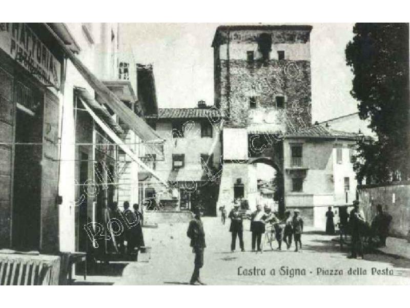 Lastra a Signa. Piazza della posta 1916