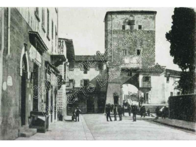 Lastra a Signa. La Posta con Porta di Baccio 1906