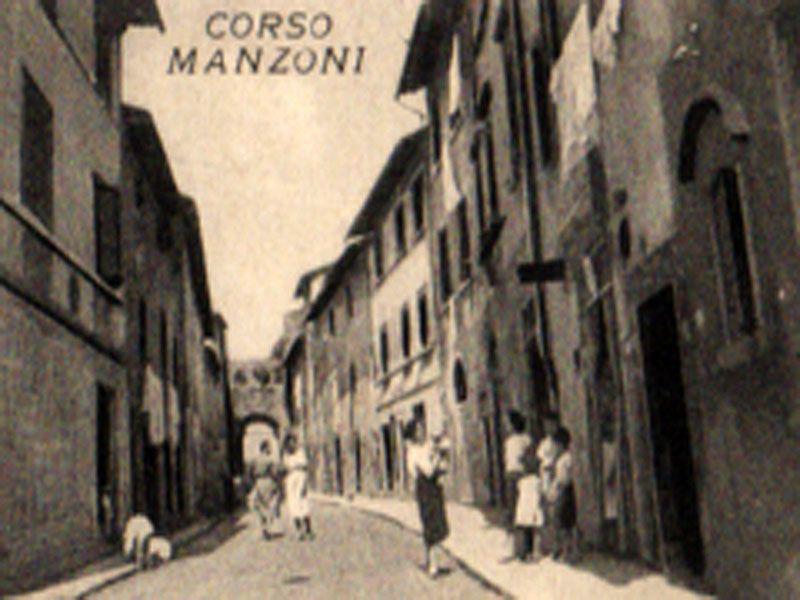 Lastra a Signa, Corso Manzoni 1960