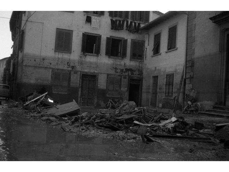 Corso Manzoni 6 novembre 1966 | Lastra a Signa