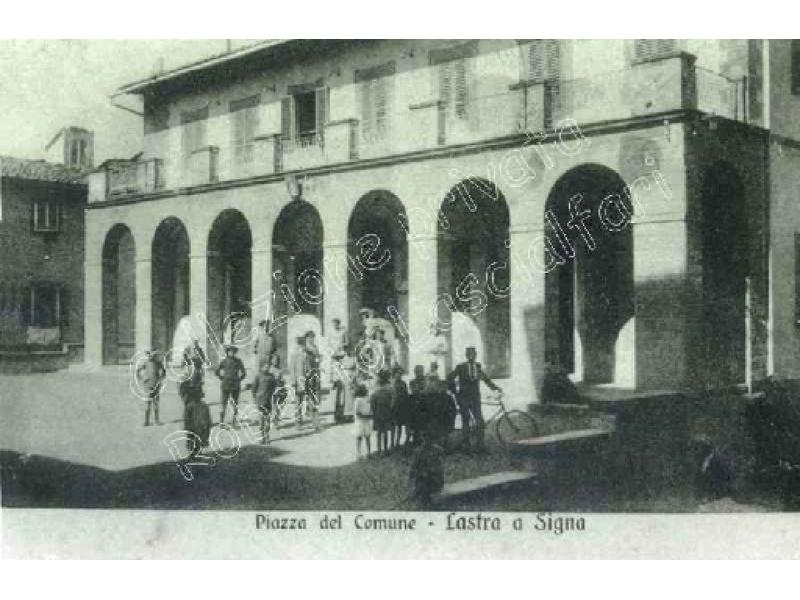 Lastra a Signa. Piazza del Comune 1916 | Lastra a Signa