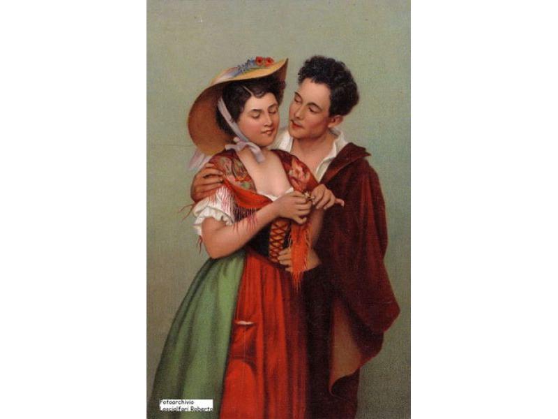 prodotti dell'industria della paglia  1920, cartolina pubblicitaria