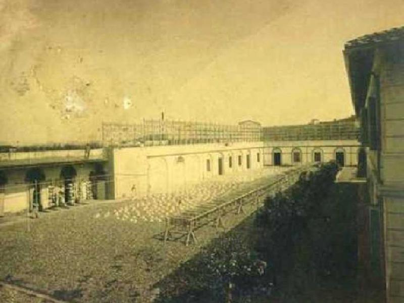 Cappelli di paglia asciugatura (fabbrica Andrei di Lastra a Signa 1920) 