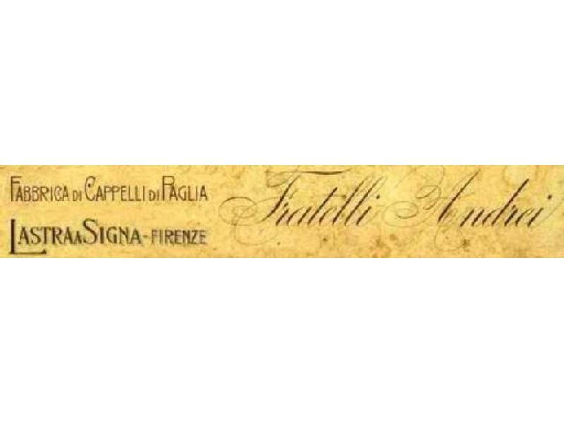 Indistria della paglia. Logo Andrei di Lastra a Signa 1920