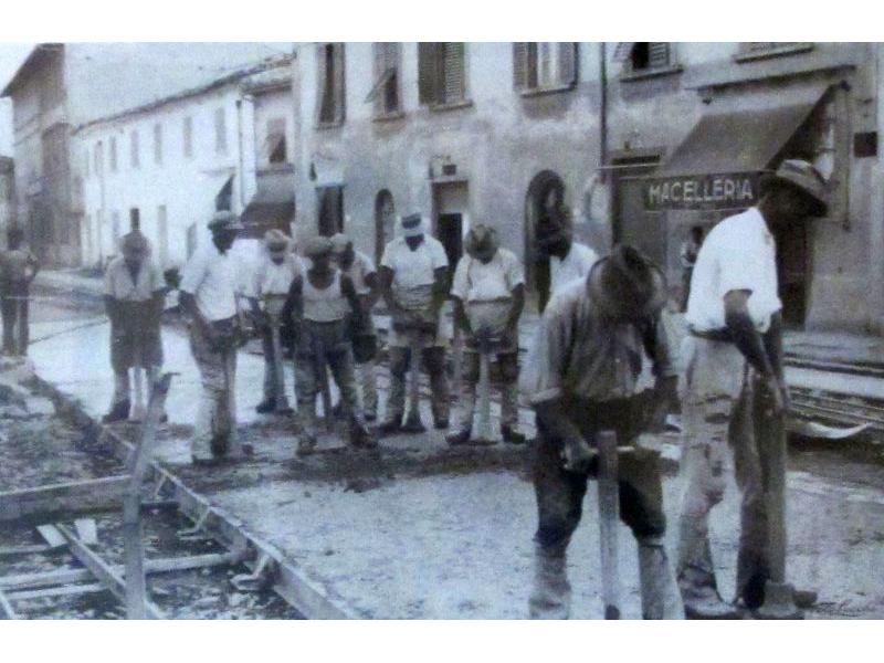 Costruzione della tramvia del 1800 | Lastra a Signa