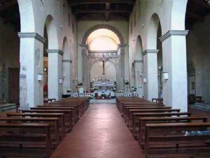 Abazia a Settimo<br>Interno della chiesa 2005