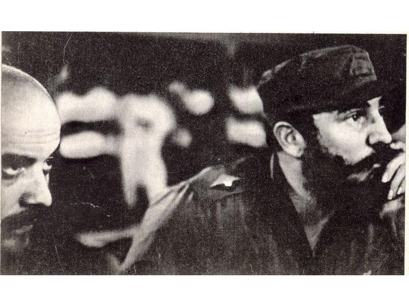 Leoncarlo Settimelli a Cuba con Fidel Castro