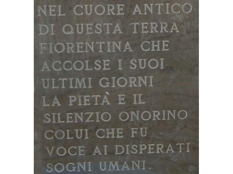 Abazia di Settimo, Sepoltura di Dino Campana foto 2011