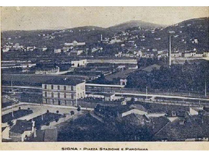 Signa, Piazza stazione 1940