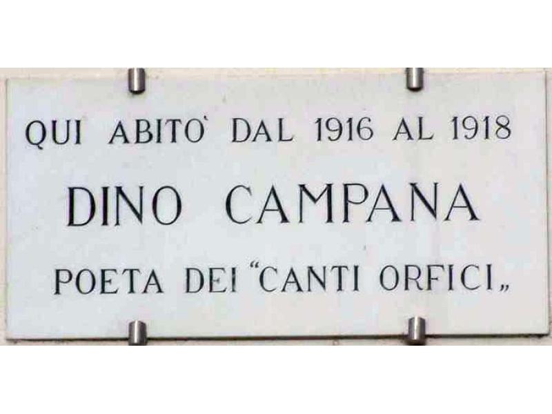 Dino Campana, abitazione