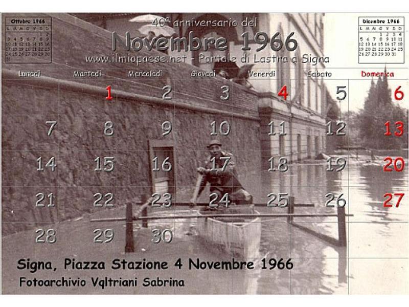Signa via Roma (4 novembre 1966)