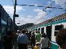 Primi viaggaitori alla stazione ferroviaria di Lastra a Signa 27/8/2006  (imm. 14 di 14)