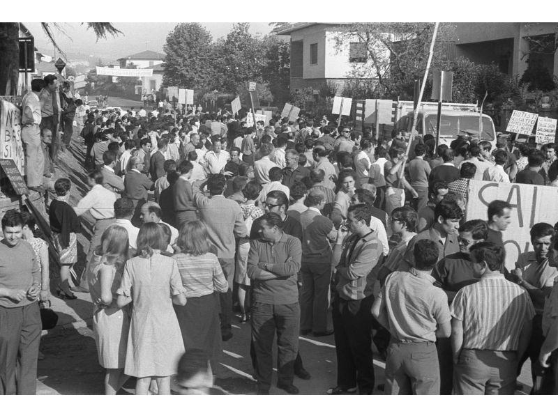 Manifestazione poolare per la salvezza della Columbus, Lastra a Signa, 1968