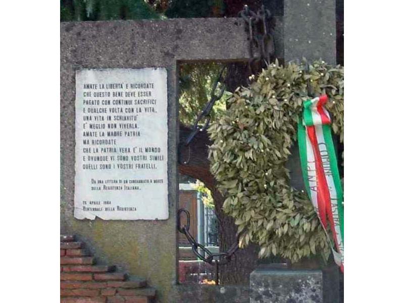 Da una lettera di un condannato a morte della Resistenza