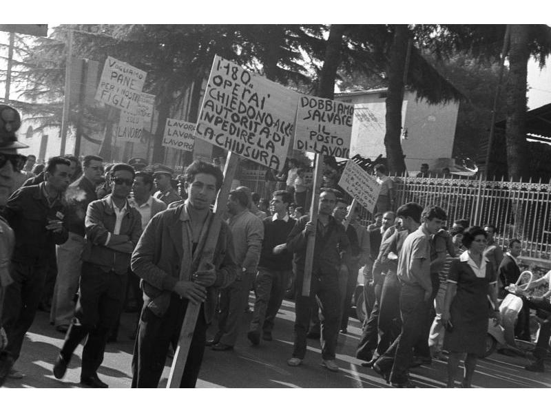 Manifestazione poolare per la salvezza della Columbus anno 1968