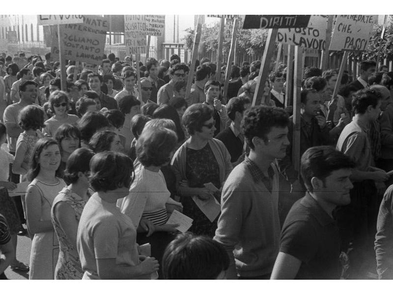 Manifestazione poolare per la salvezza della Columbus anno 1968
