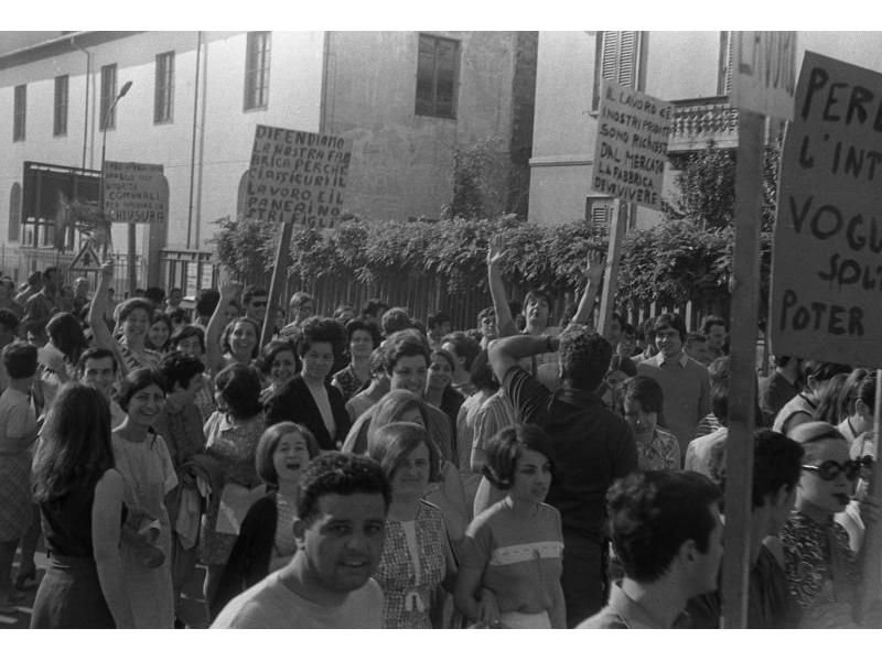Manifestazione poolare per la salvezza della Columbus anno 1968