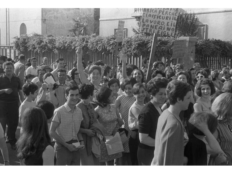Manifestazione poolare per la salvezza della Columbus anno 1968