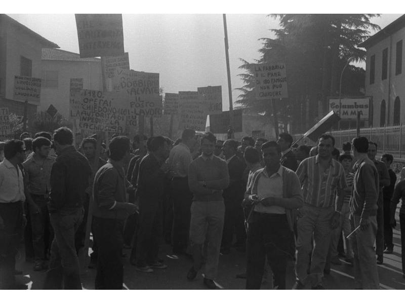 Manifestazione poolare per la salvezza della Columbus anno 1968