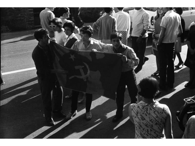 Manifestazione poolare per la salvezza della Columbus anno 1968
