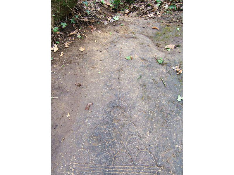 Pedata del Diavolo, particolare della roccia (foto 2012)