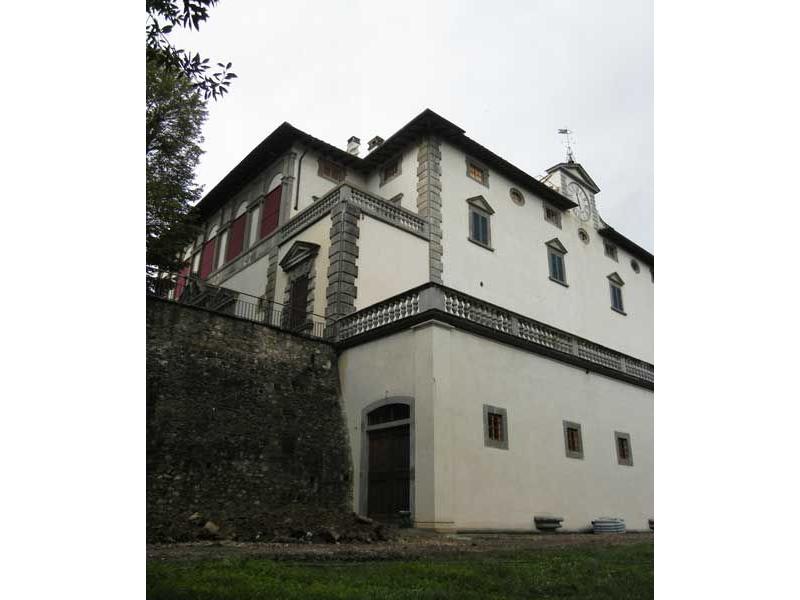 Villa delle Selve, lato nord 2012. (Particolare del terrazzo di Galileo Galilei...)