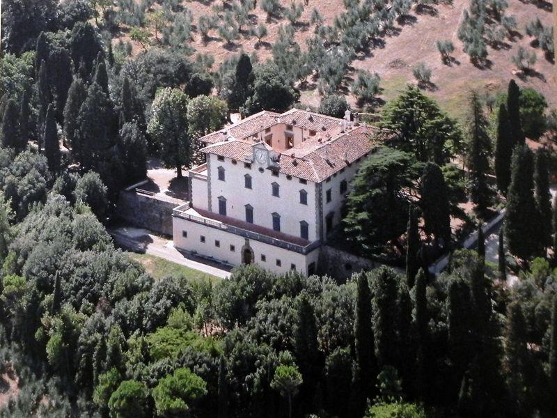 Villa delle Selve, veduta aerea