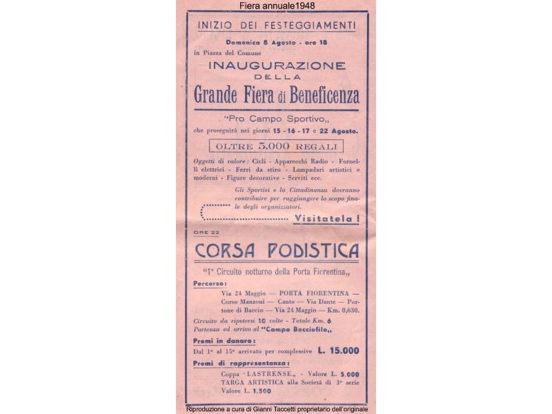 Fiera di Lastra a Signa del 1948