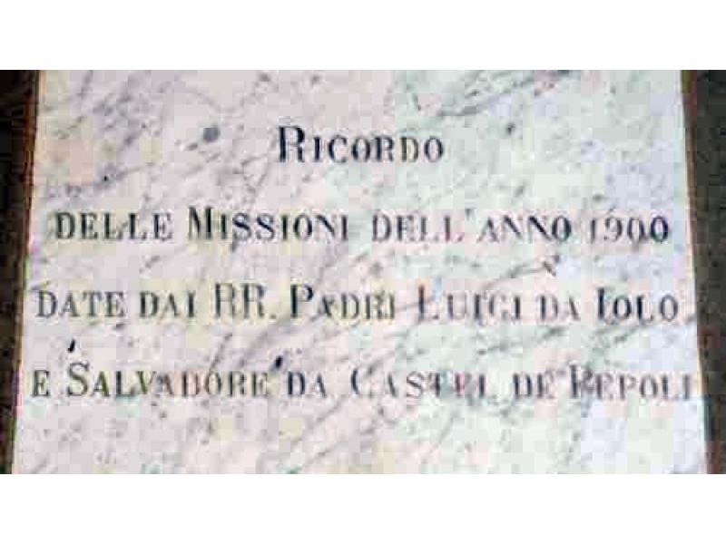 Missioni da Carcheri anni 1900-1915-1929
