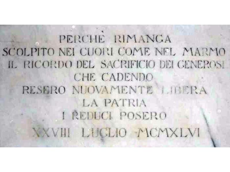 I reduci ai caduti della seconda guerra mondiale