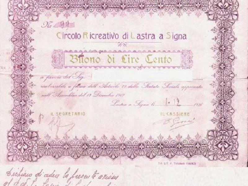 Circolo ricreativo di Lastra a Signa 1926