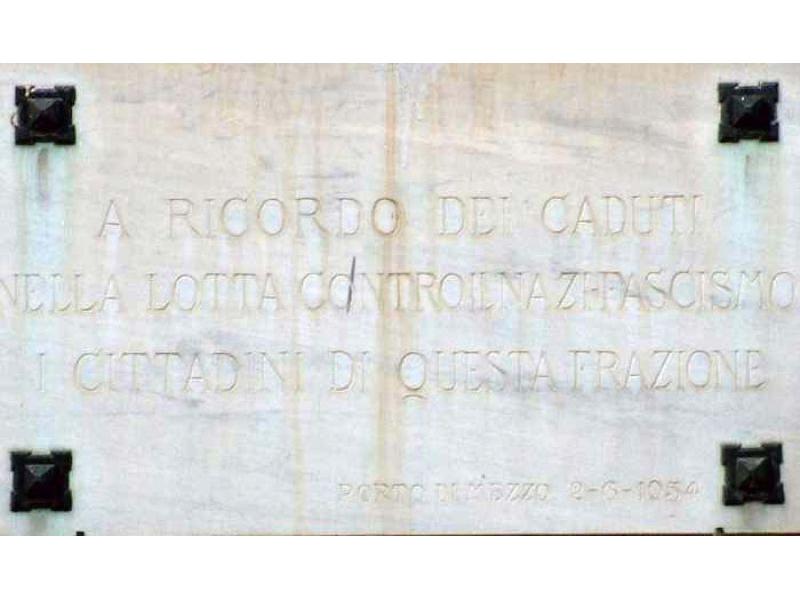 Ricordo dei caduti nella lotta al Nazifascismo