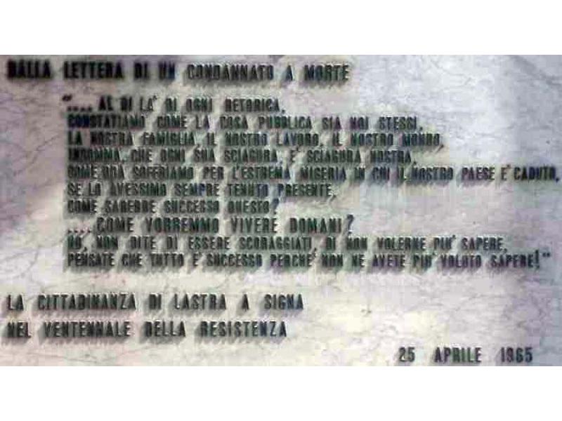Ventesimo anniversario del 25 Aprile 1944