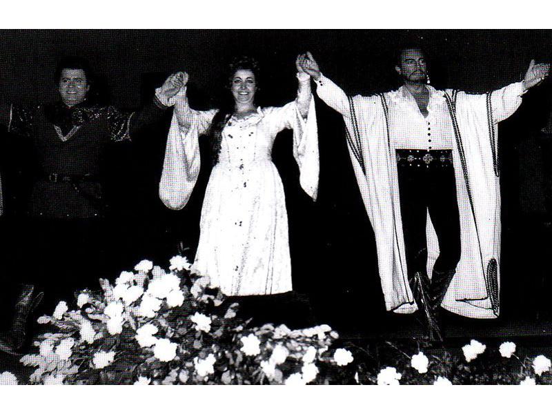 Dino Dondi, Laura Londi e Mario Del Monaco in 