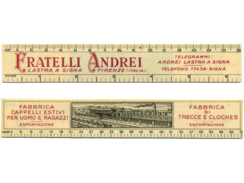 Fratelli Andrei di Lastra a Signa. Fabbrica Cappelli estivi per uomo e ragazzi