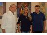 L’artista con da sinistra il collega Marcello Bertini e il critico d’arte Andrea Mancini (Palazzo Roffia, S.Miniato - Pi) (imm. 3 di 5)