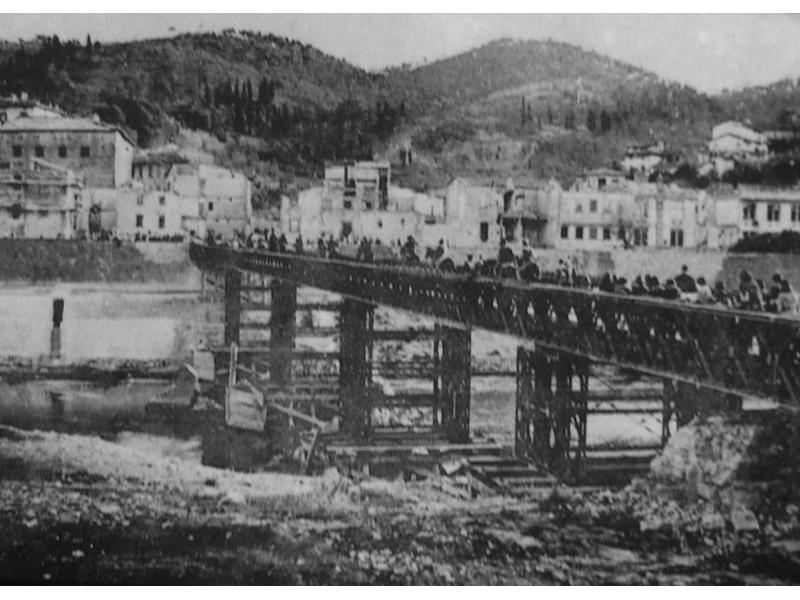 Ponte a Signa ponte Bradley provvisorio gettato dagli alleati
