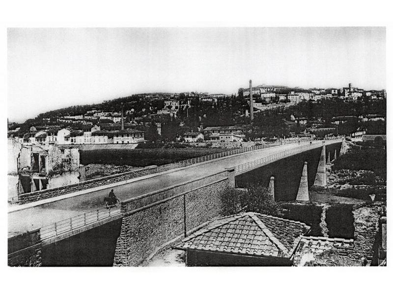 Ponte novo. Tetto cappella e sottopasso