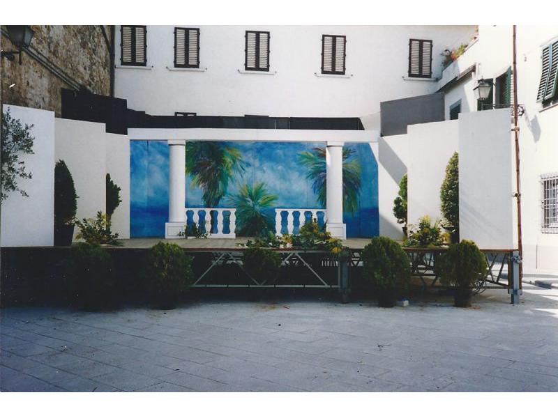 Scenografia ultimaata per fiera di mezz'agosto, Lastra a Signa