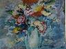 FIORI 80X80 ACRILICO SU TELA (imm. 7 di 10)
