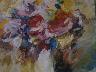 FIORI 80X80 ACRILICO SU TELA (imm. 6 di 10)