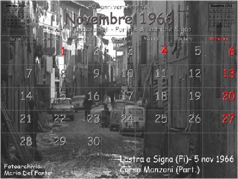 Corso Alessandro Manzoni  (novembre 1966)
