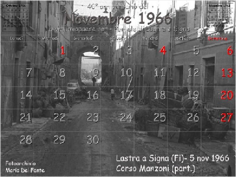 Corso Alessandro Manzoni  (novembre 1966)