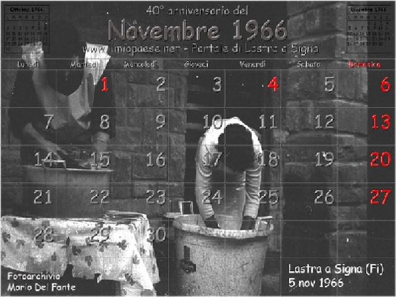 Pulizia dal fango (novembre 1966)