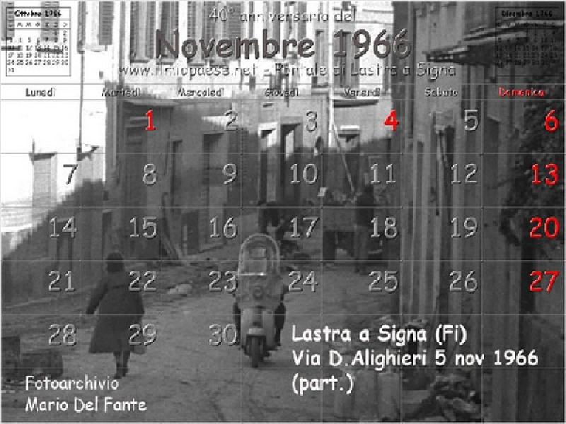 Via Dante Alighieri (novembre 1966)