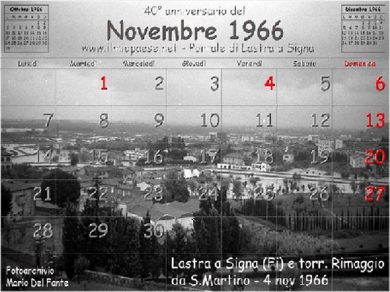 Lastra, Torrente Rimaggio da San Martino a Gangalandi (novembre 1966)