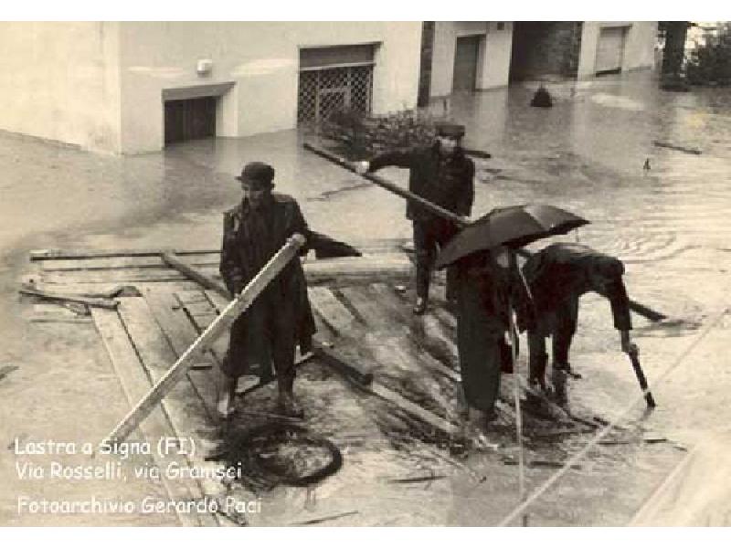 Via Rosselli, Via Gramsci (novembre 1966)
