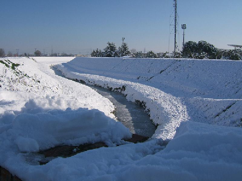 Torrente Vingone presso lo stadio, (gennaio 2005)