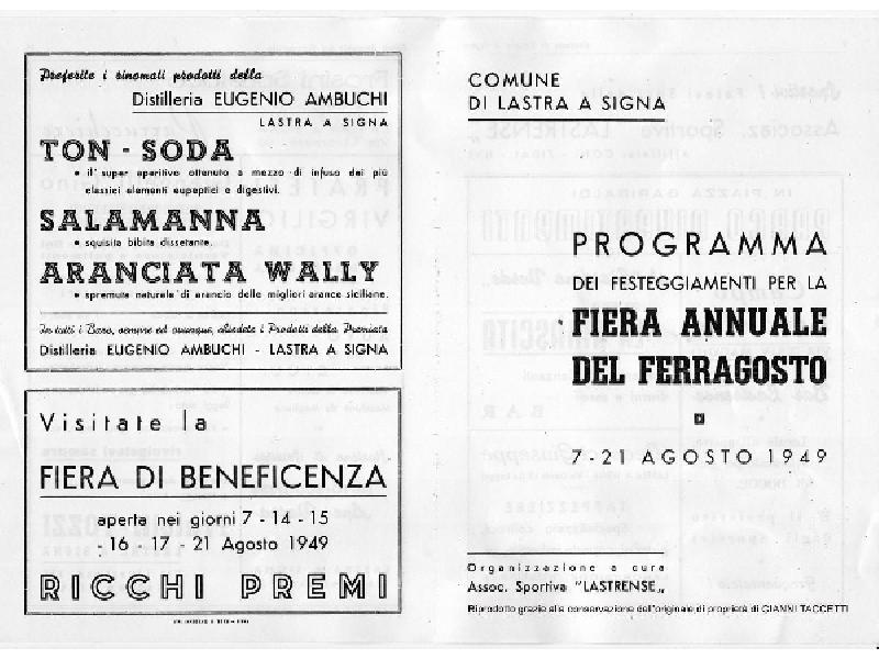 Fiera dell'Assunta a Lastra a Signa (1949)